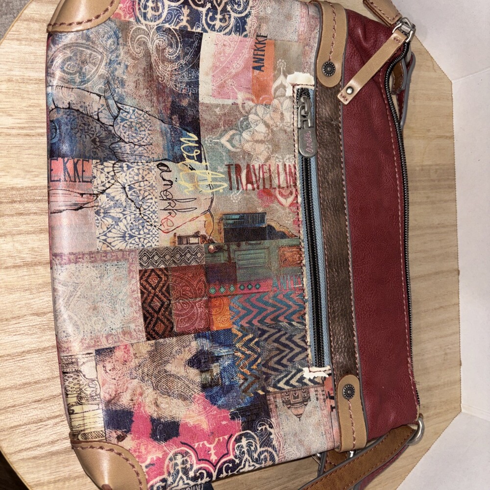 Anekke bag Travelling To India Crossbody Retired 2019 *Flaws* - Picture 5 of 11